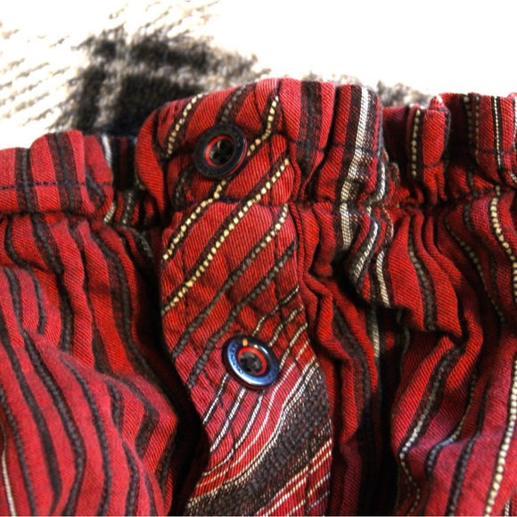 Red and black bandeau button up - Picture 2 of 4